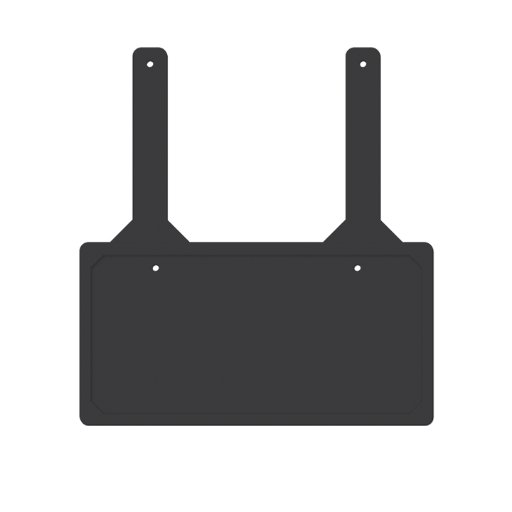 DEMO LICENSE PLATE HOLDER - DEM-O JIFFY PLATE - NEOPRENE