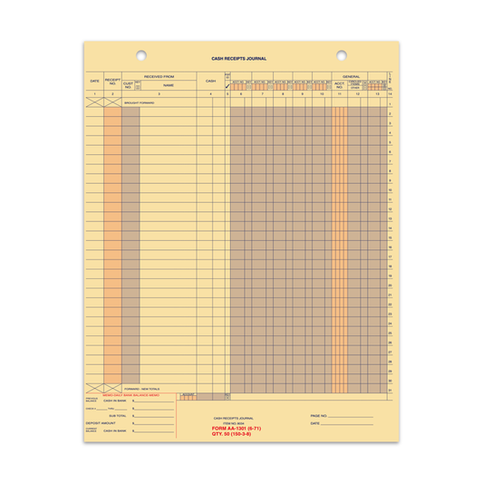 CASH RECEIPT JOURNAL