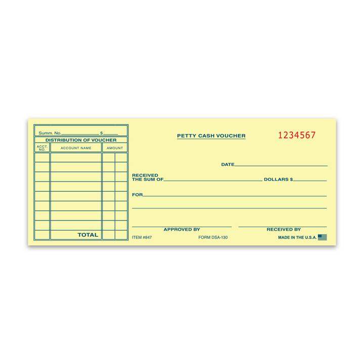 PETTY CASH VOUCHER