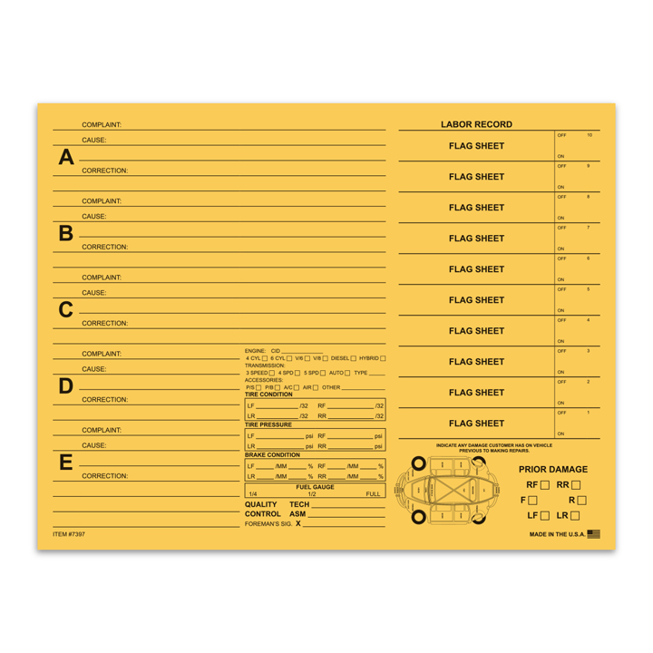 REPAIR ORDERS
