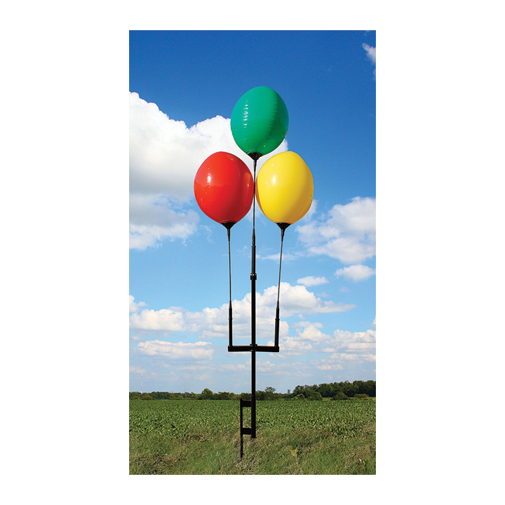 REUSABLE BALLOON GROUND POLE KIT - 3 BALLOONS
