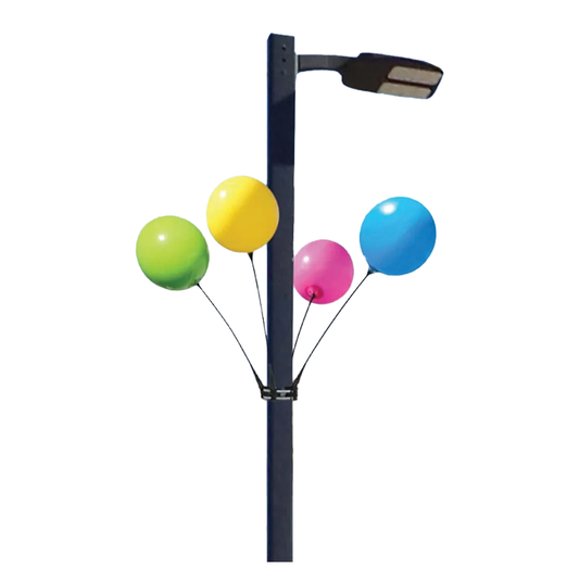 REUSABLE BALLOON, 4 BALLOON LIGHT POLE KIT