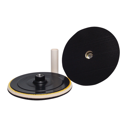 VELCRO BACKING PLATE FOR ROUNDED EDGE PADS