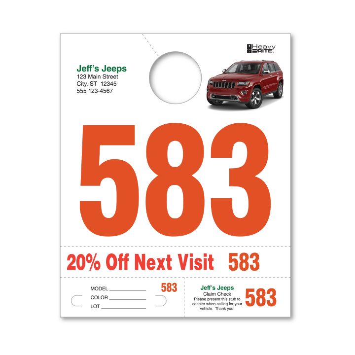 SERVICE DISPATCH NUMBERS (CUSTOM HEAVY BRITE 4 PART)