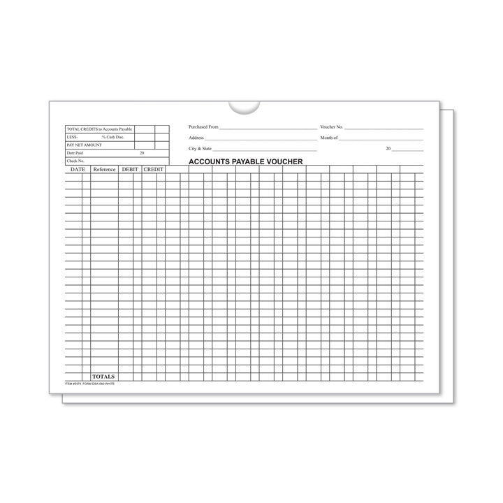 ACCOUNTS PAYABLE VOUCHER