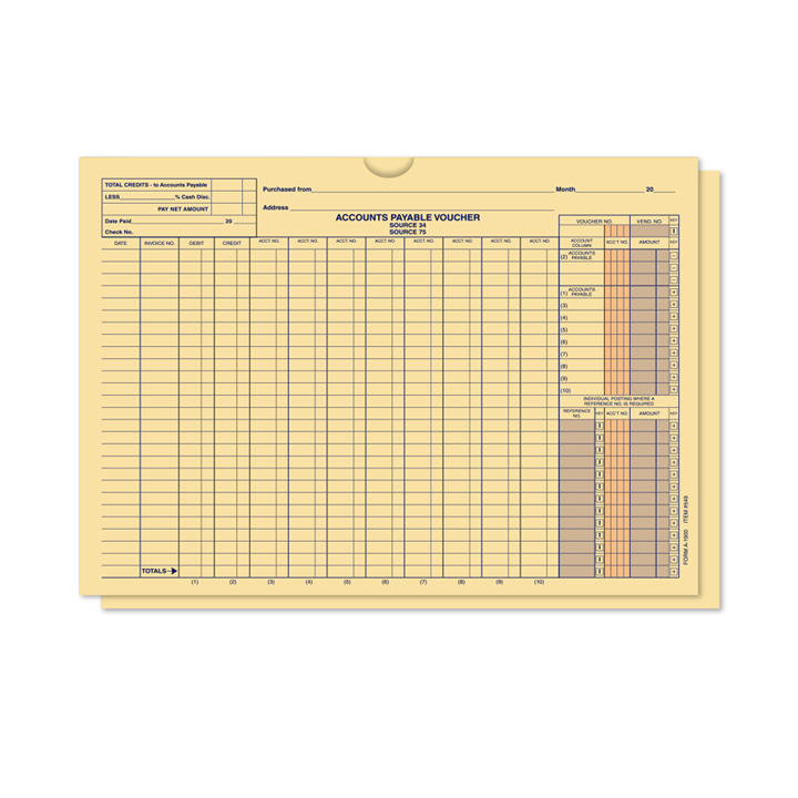 ACCOUNTS PAYABLE VOUCHER ENVELOPE