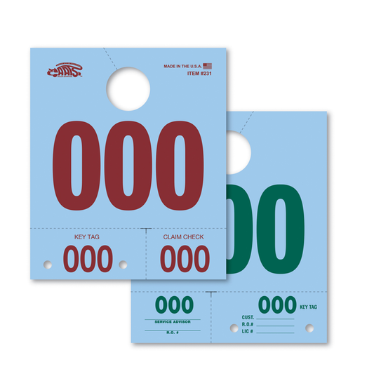 SERVICE DISPATCH NUMBERS (COLORED)