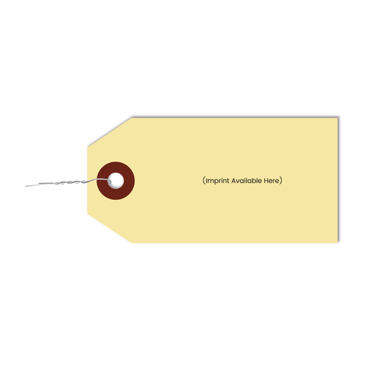 MANILLA TAGS WITH WIRE INSERTED-CUSTOM