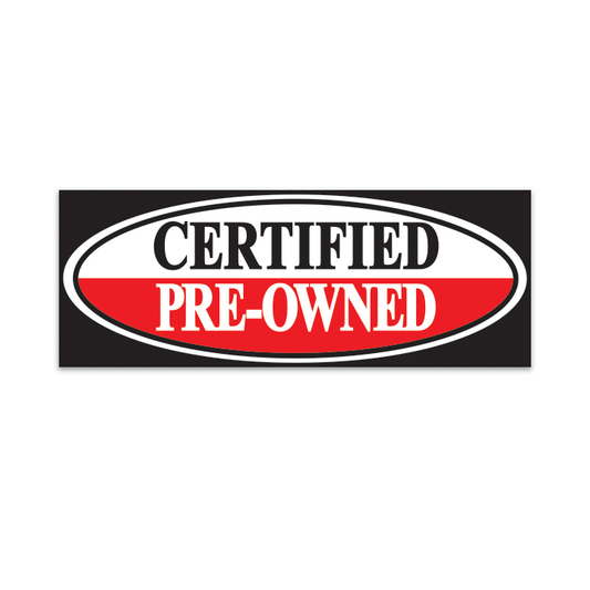 BANNER - 12' X 4 1/2" - CERTIFIED PRE-OWNED