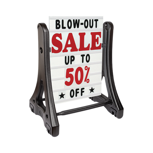 DELUXE SWINGER SIDEWALK SIGN KIT - 2 SIDED