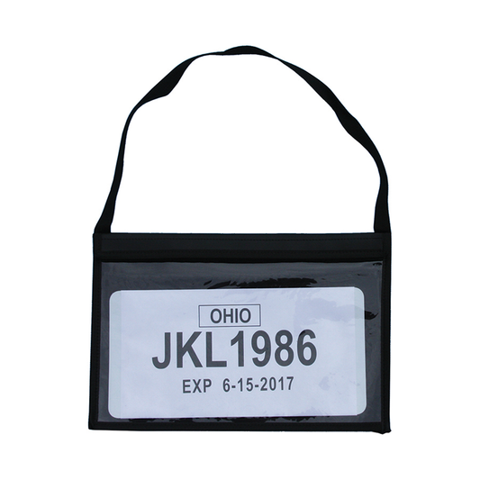 DEMO LICENSE PLATE HOLDER - TAG BAG