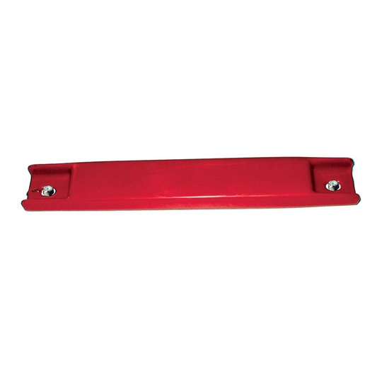 DEMO LICENSE PLATE HOLDER - RED PVC BAR MAGNET WITH SCREWS