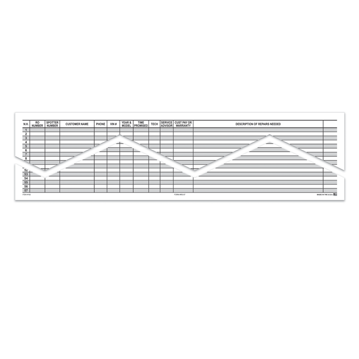 ROUTE SHEET - RS-57