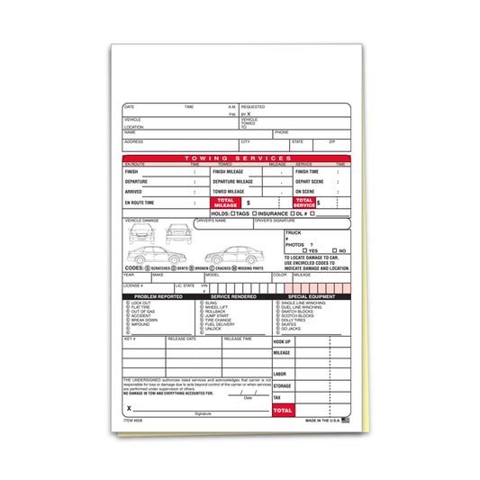 TOW REGISTER FORM