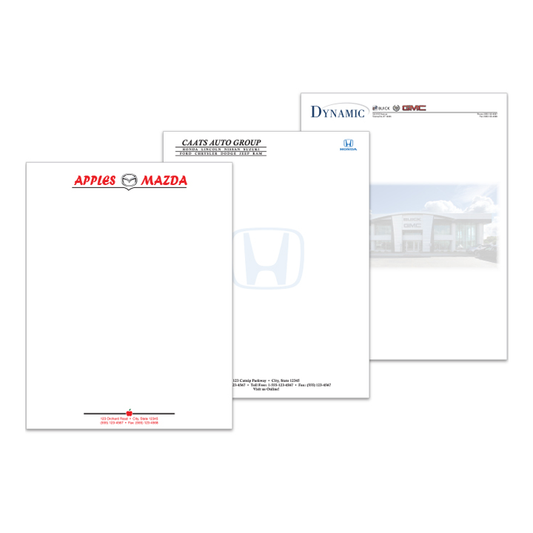 CUSTOM LETTERHEAD