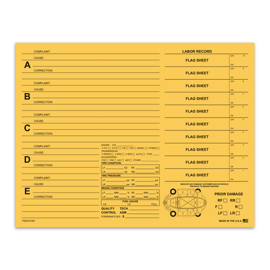 REPAIR ORDERS