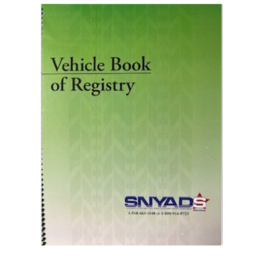 GREEN NYS VEHICLE BOOK OF REGISTRY / POLICE BOOK