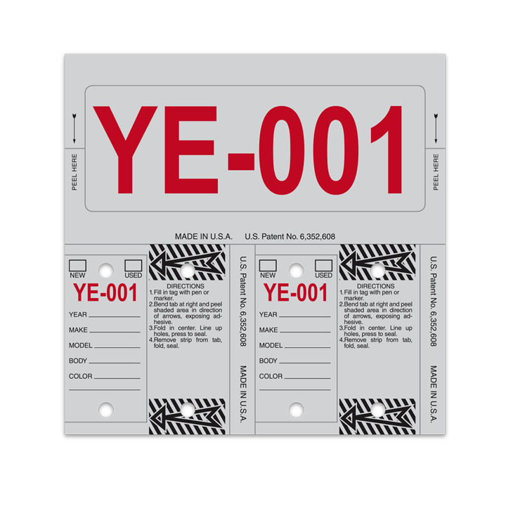 Consecu Tags Custom or Blank
