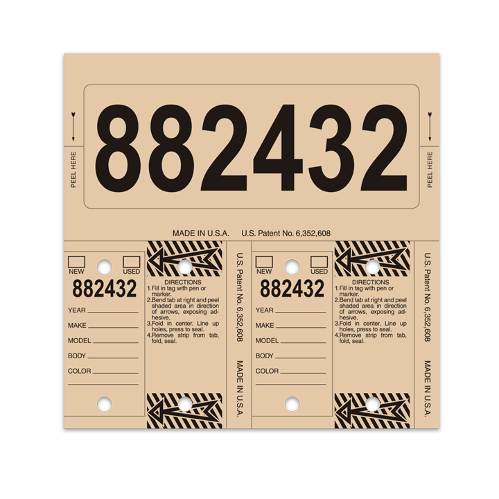 Consecu Tags Custom or Blank