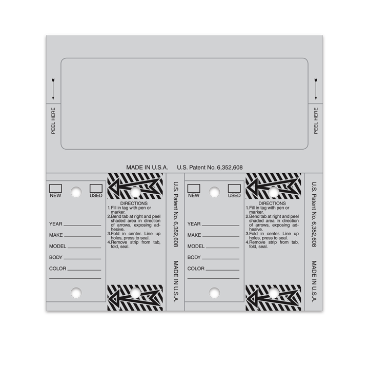 Consecu Tags Custom or Blank