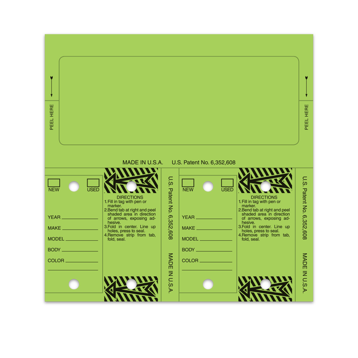 Consecu Tags Custom or Blank