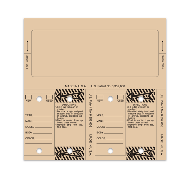 Consecu Tags Custom or Blank