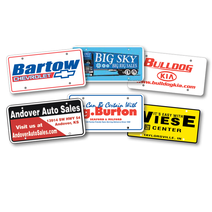 LICENSE PLATE INSERTS (CUSTOM)